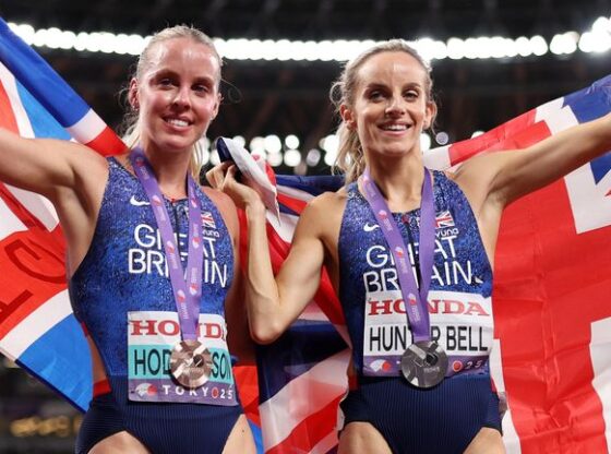 Great Britain's Keely Hodgkinson and Georgia Hunter Bell win bronze and silver in World Athletics Championships 800m