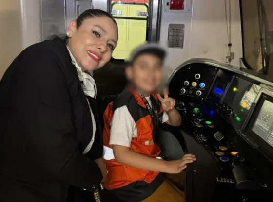 A 10-year-old boy, thanks to his admiration and interest in the operation and history of the Metro, was named general director for one day.