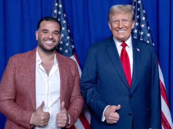 The new American envoy to Iraq, Mark Sfay, with Trump. Source: R: His Instagram account