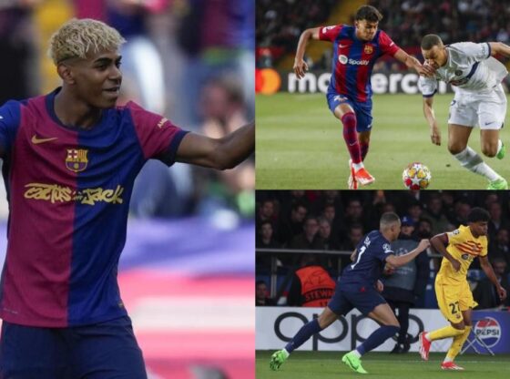Lamine Yamal and Kylian Mbappé will meet for the ninth time