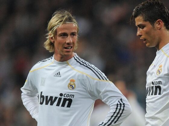 Guti with CR7 in his last stage as a Real Madrid player.