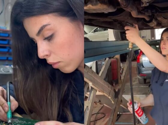 Irati Etxandi, in a day at the workshop
