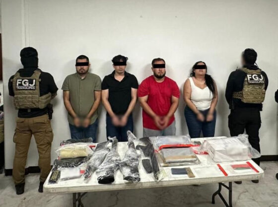 Fuerzas Armadas capturan a "La Conta" y a 3 más del Cártel del Golfo en Tamaulipas.