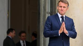 Emmanuel Macron on September 16 in Paris.