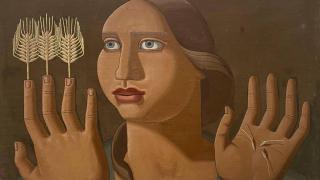 Maruja Mallo: 'Surprise in the wheat'. Photo: Reina Sofía Museum
