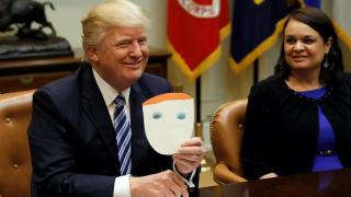 Trump, during a meeting on health care at the White House.