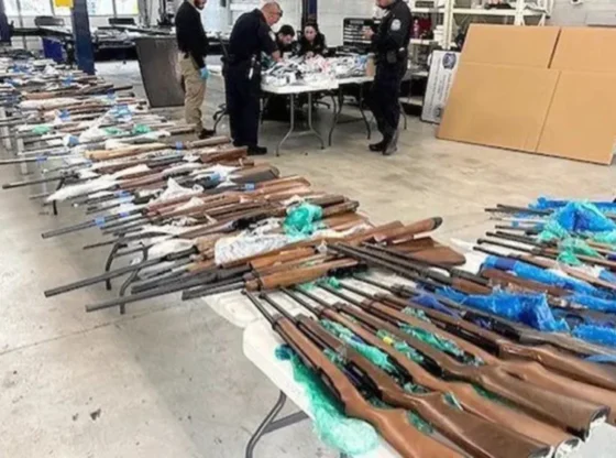 Ronald Johnson, US ambassador to the country, reported that North American authorities seized 400 weapons that they intended to send to Mexico.