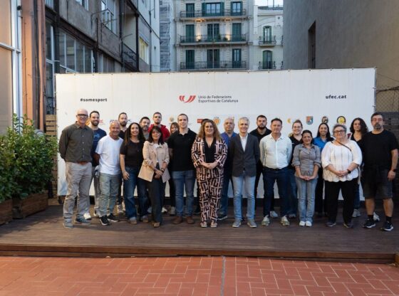 The first study on injuries in Catalan federated volleyball was presented to the UFEC on Wednesday © FCVb