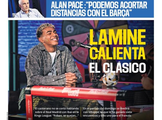 This is the cover of SPORT today, Friday, October 24, 2025