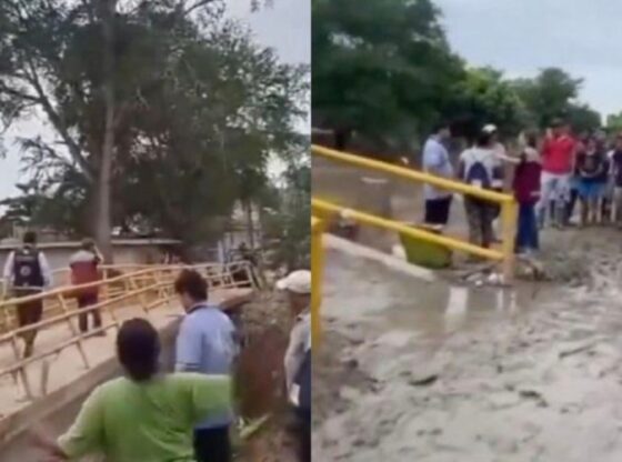 Damnificados del municipio de Álamo, Veracruz, corrieron a "lodazos" a la Edil, Blanca Lilia Arrieta, por su tardía respuesta ante las fuertes lluvias.