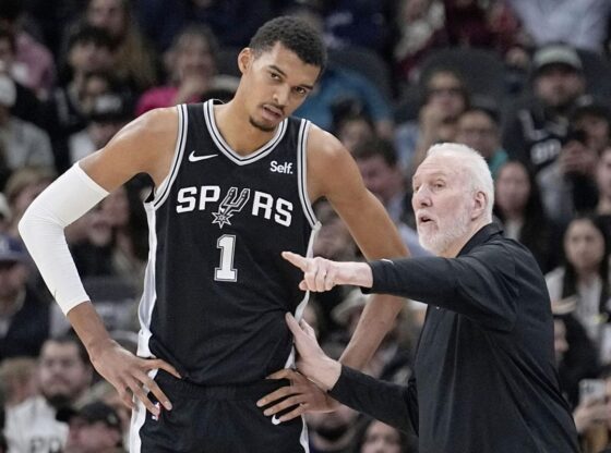 Gregg Popovich coached Victor Wembanyama in his first year in the NBA